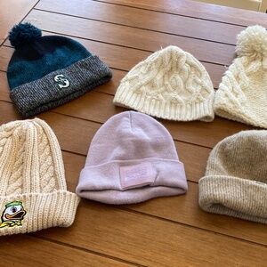 6 stocking hat women bundle
